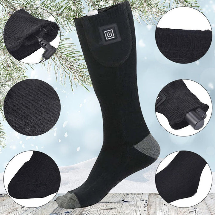 Battery-heated socks with a thermostat control - product photo 8