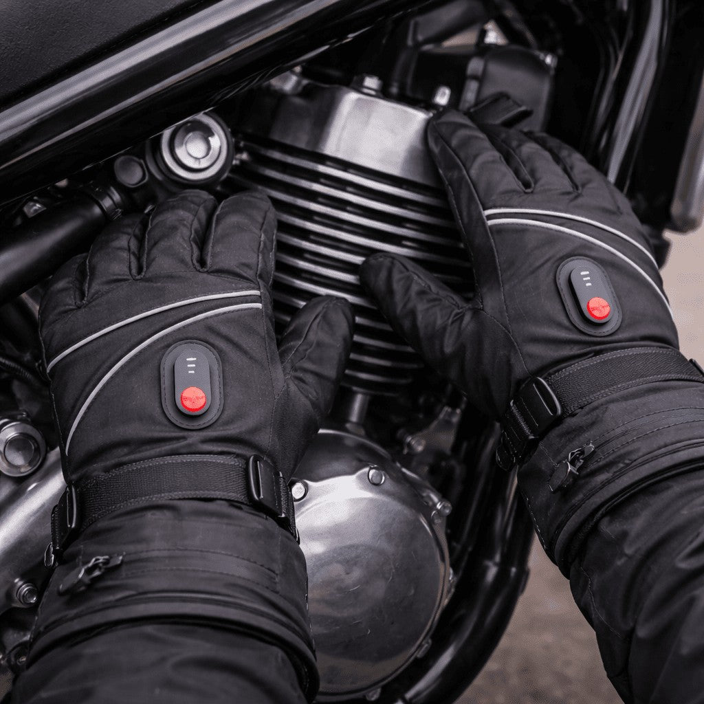 Battery-heated winter gloves with a weatherproof shell - product photo 3