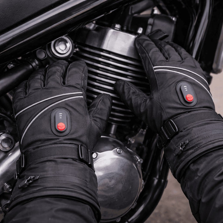 Battery-heated winter gloves with a weatherproof shell - product photo 3