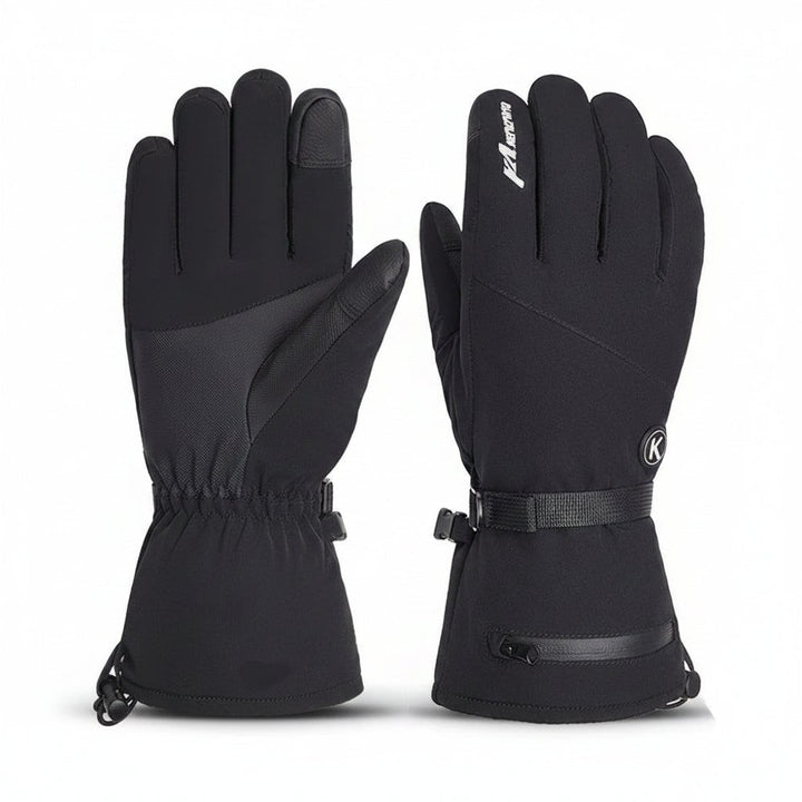 Battery-heated winter gloves with a weatherproof shell - product photo 4