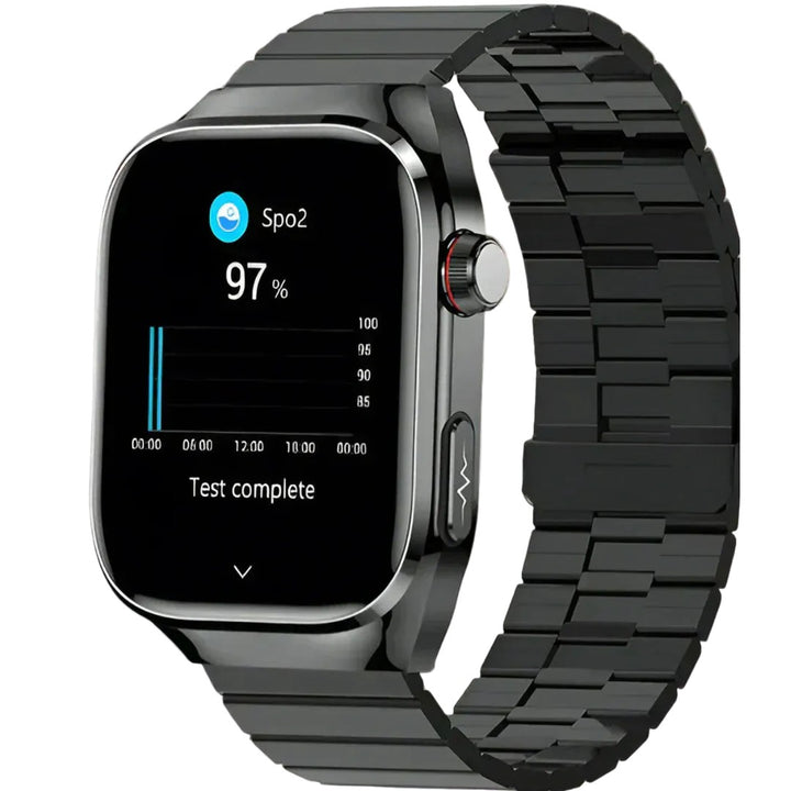 Bluetooth fitness watch with a steel strap - product photo 5