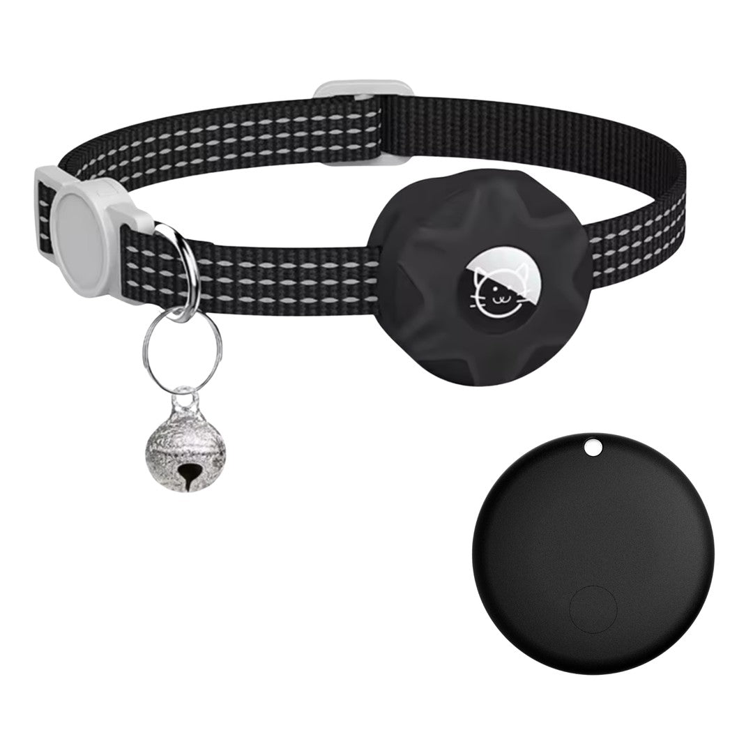 Bluetooth pet tracker on a reflective collar - product photo 10