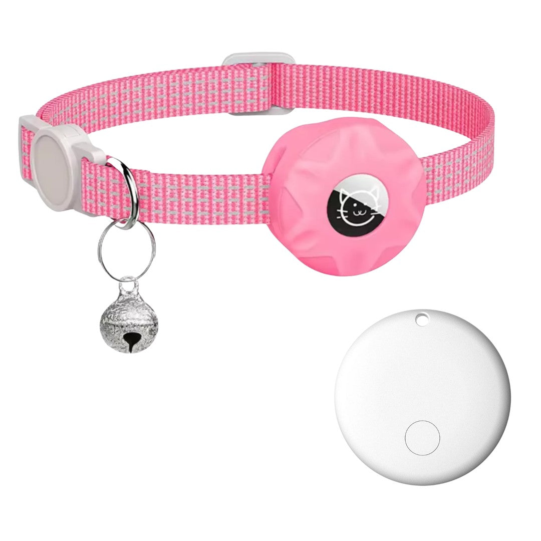 Bluetooth pet tracker on a reflective collar - product photo 11