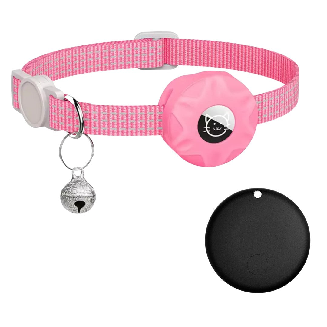 Bluetooth pet tracker on a reflective collar - product photo 12