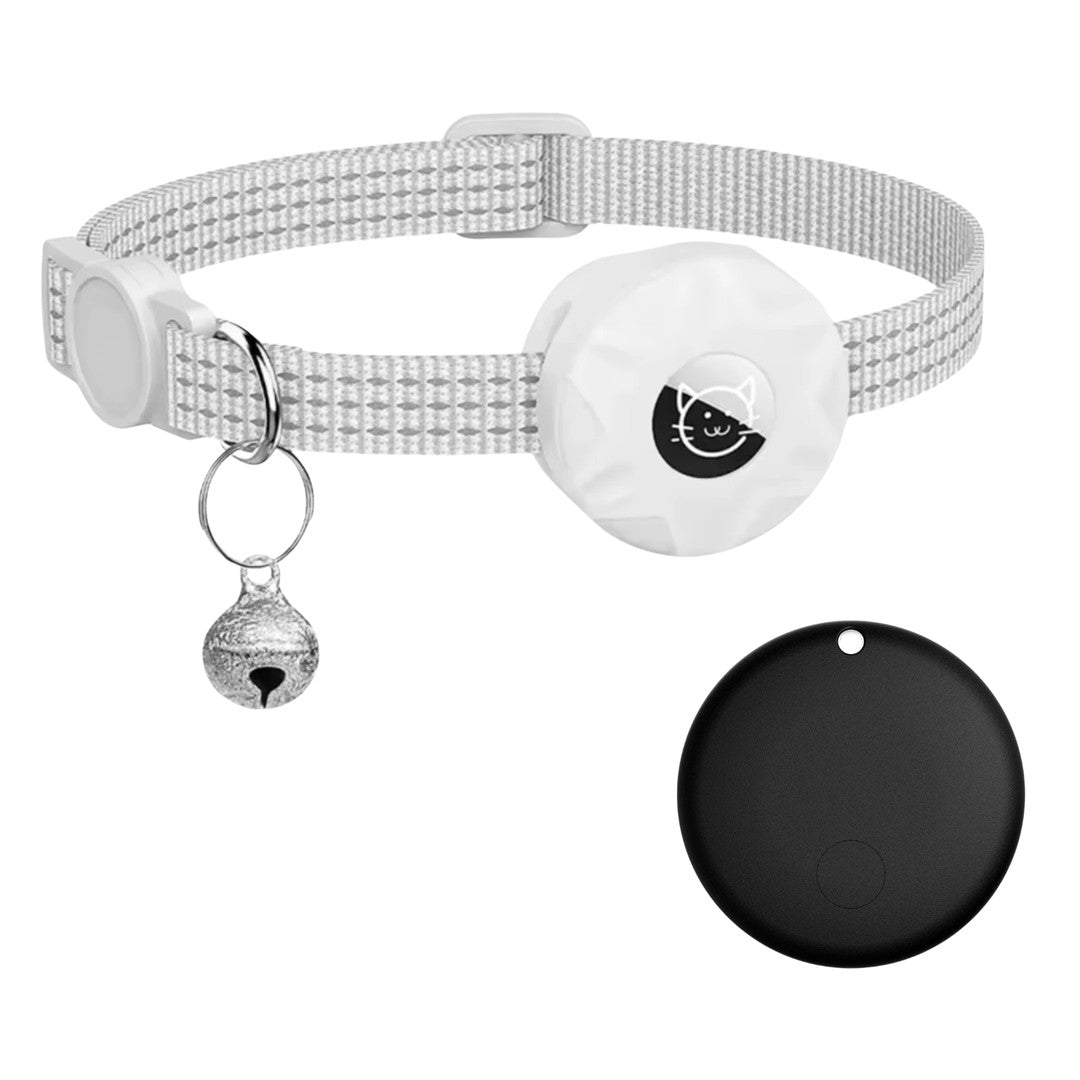Bluetooth pet tracker on a reflective collar - product photo 14