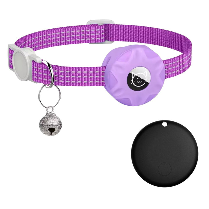 Bluetooth pet tracker on a reflective collar - product photo 16