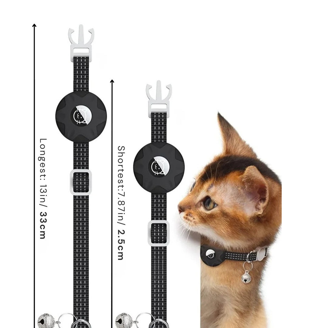 Bluetooth pet tracker on a reflective collar - product photo 5