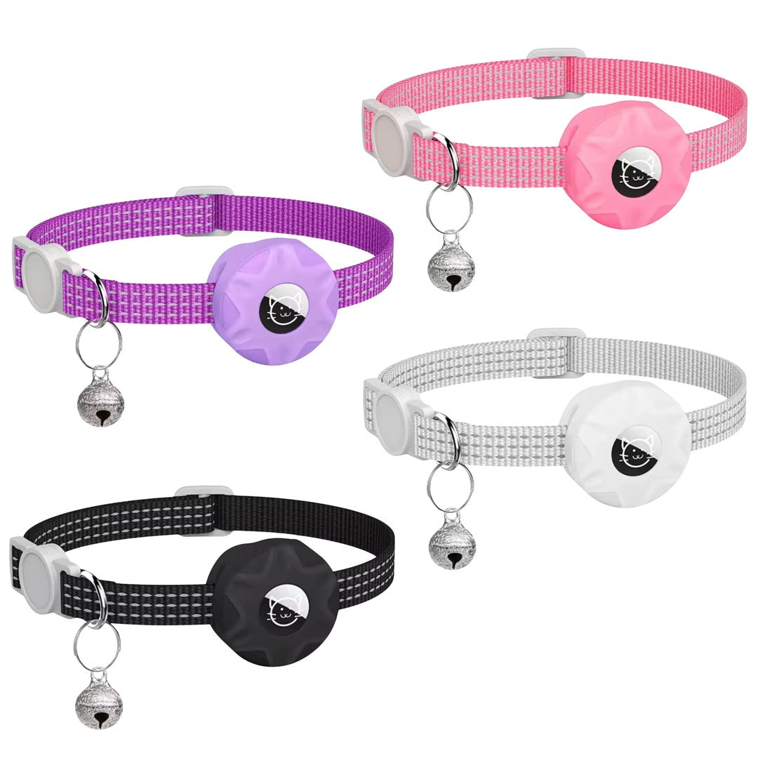 Bluetooth pet tracker on a reflective collar - product photo 6