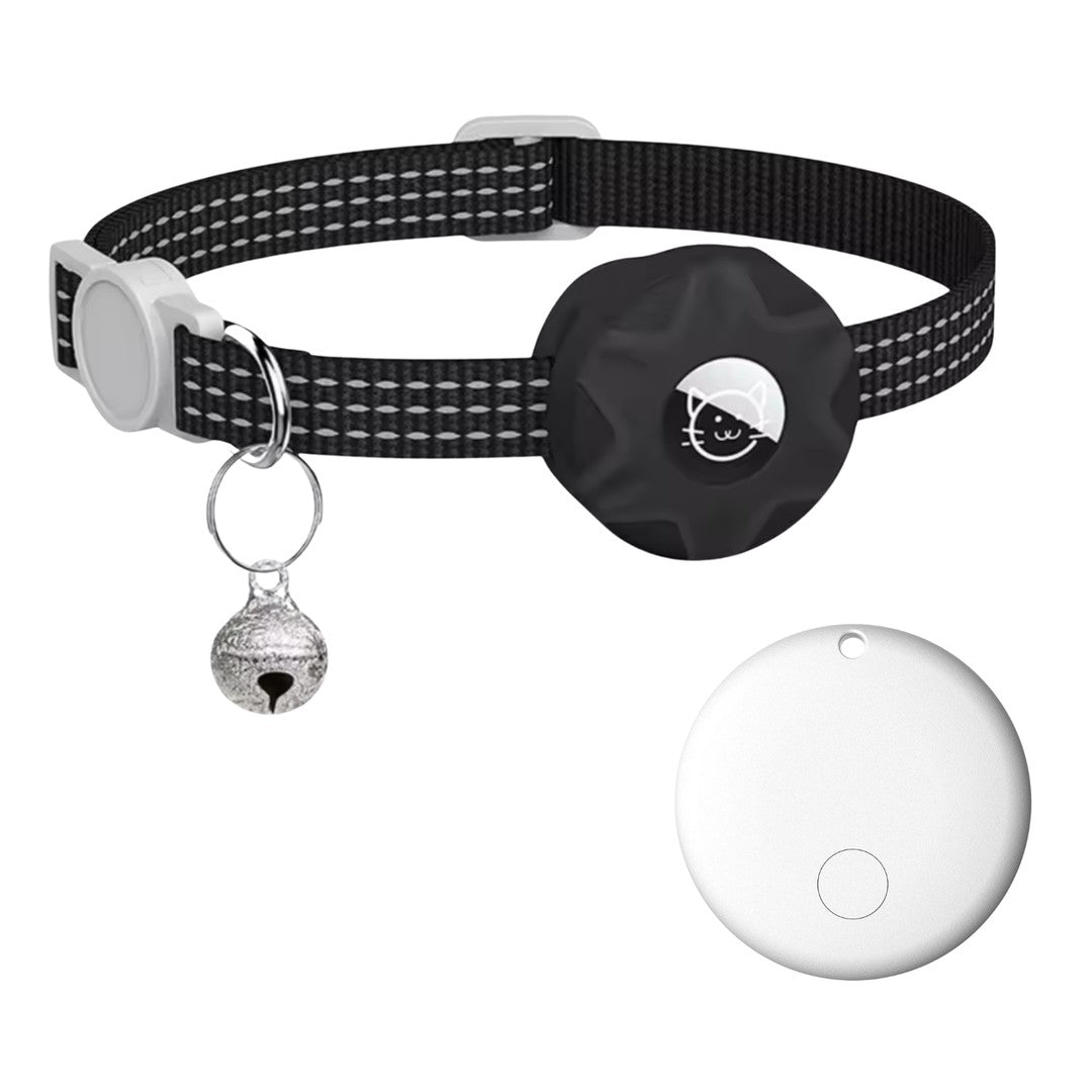 Bluetooth pet tracker on a reflective collar - product photo 9
