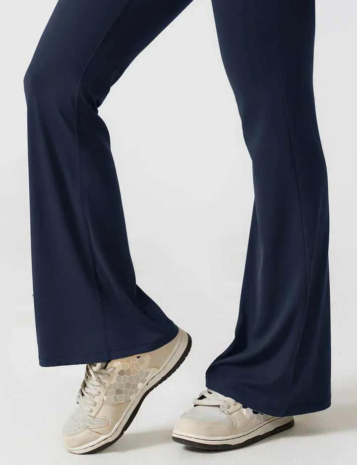 Selene | Women’s Flared Jumpsuit with V-Back Design