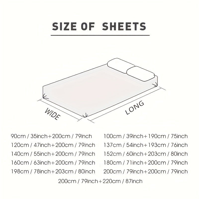 Breathable bamboo-blend fitted sheet on a mattress - product photo 4