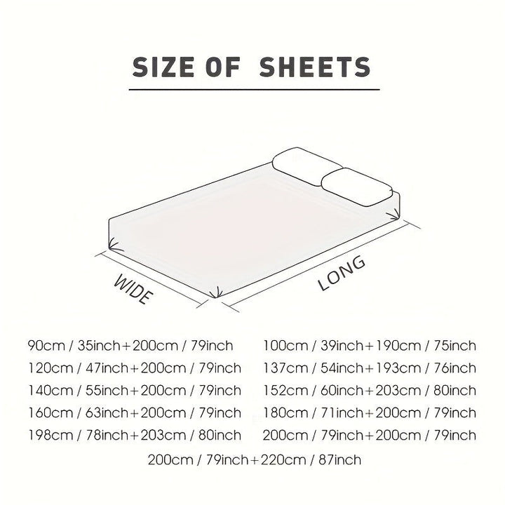 Breathable bamboo-blend fitted sheet on a mattress - product photo 4