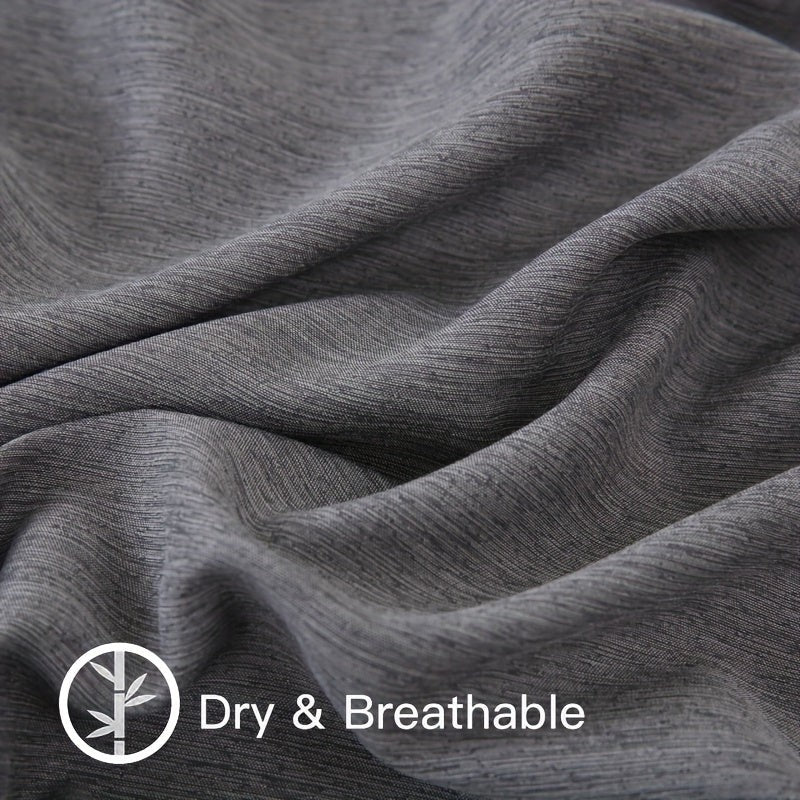 Breathable bamboo-blend fitted sheet on a mattress - product photo 9