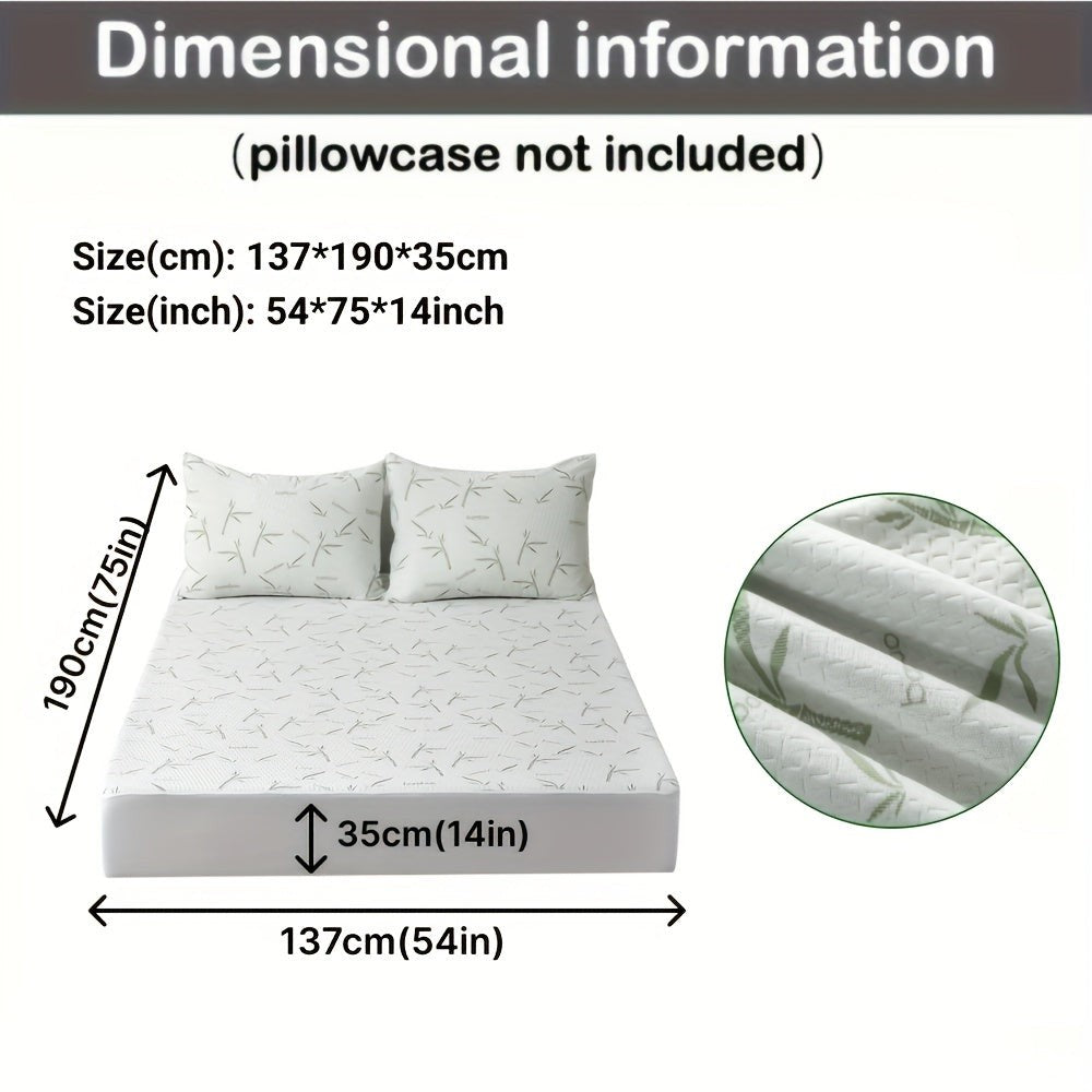 Breathable cooling mattress protector on a bed - product photo 18