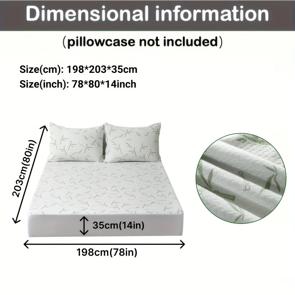 Breathable cooling mattress protector on a bed - product photo 20
