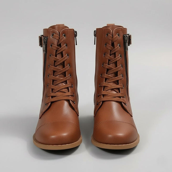 Mila | Orthopedic Side-Zipper Ankle Boots For Women