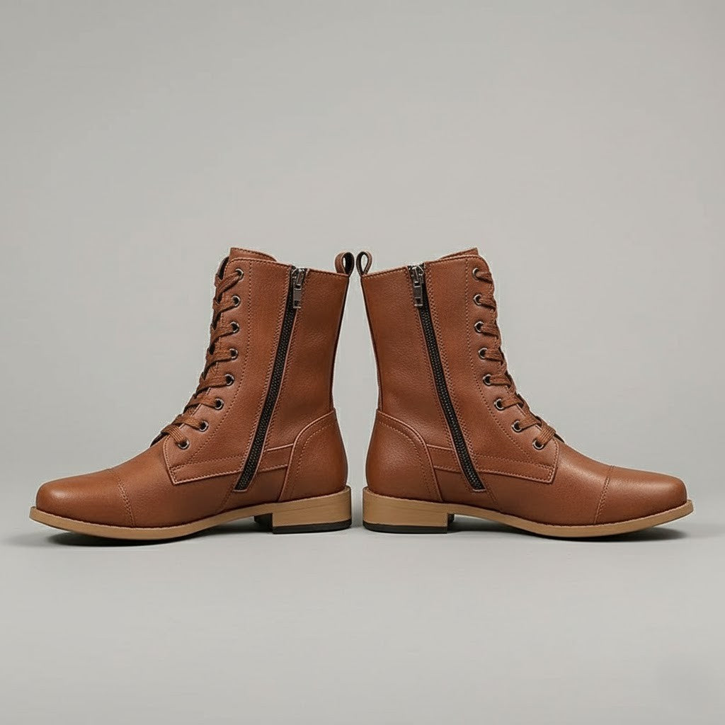 Mila | Orthopedic Side-Zipper Ankle Boots For Women