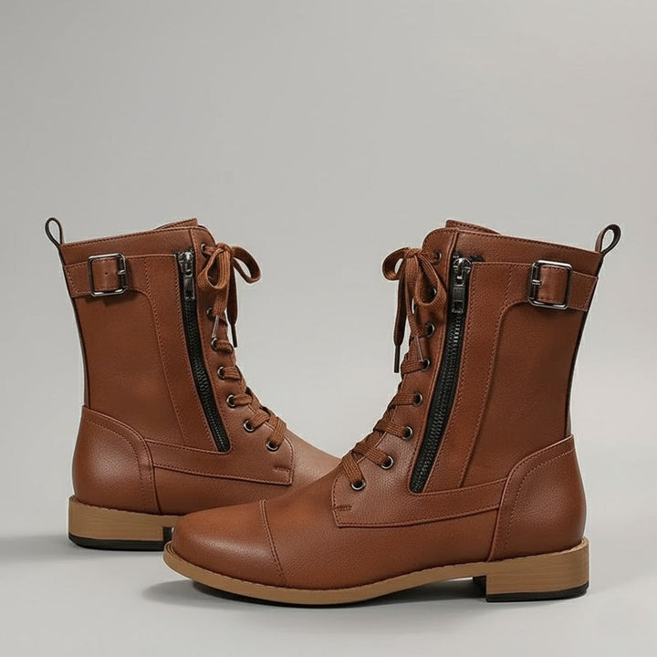 Mila | Orthopedic Side-Zipper Ankle Boots For Women