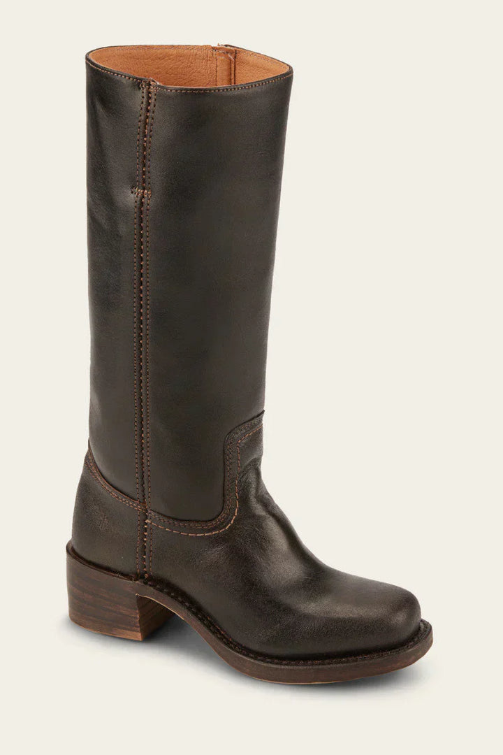 Sienna | Vintage-Inspired Mid-Calf Western Leather Boots for Women