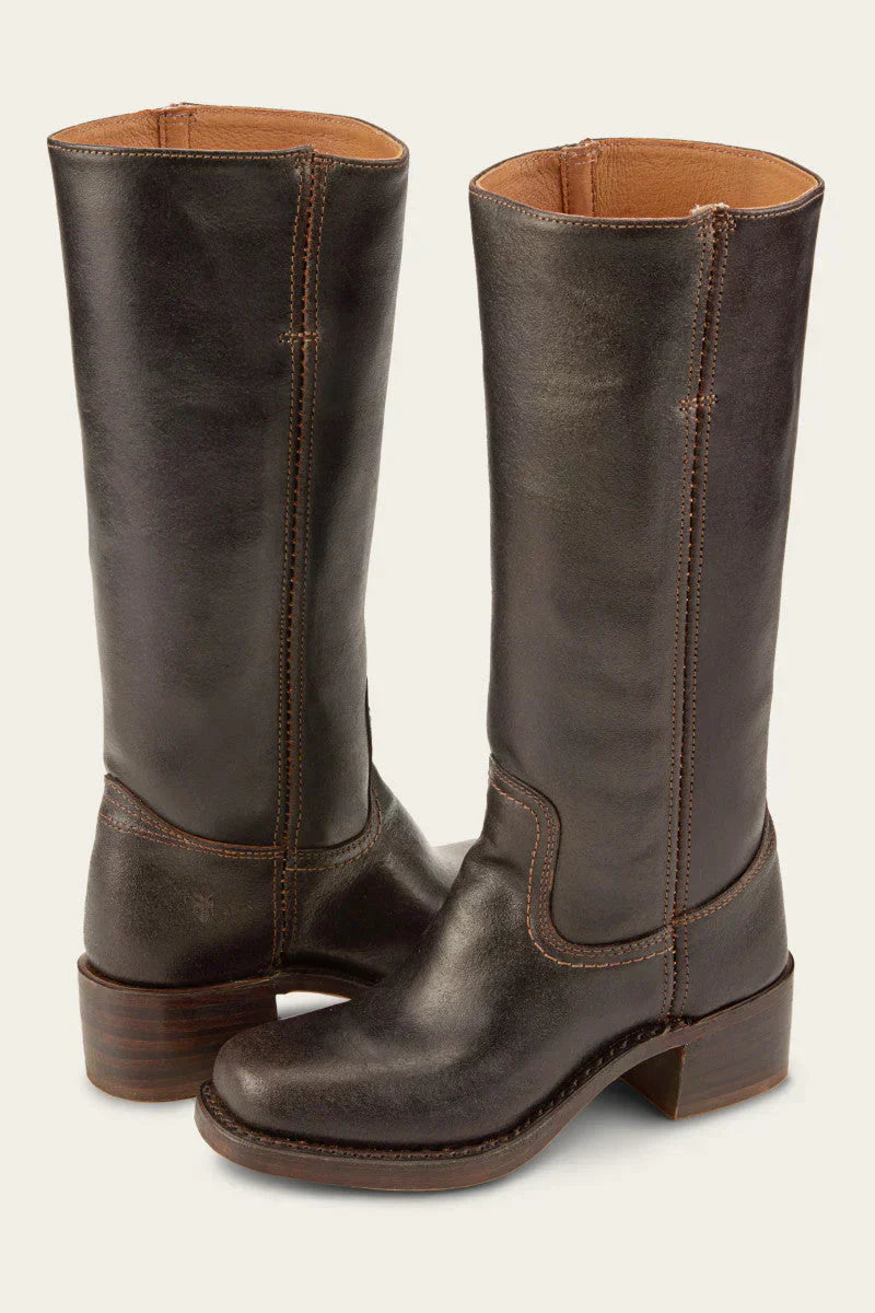 Sienna | Vintage-Inspired Mid-Calf Western Leather Boots for Women