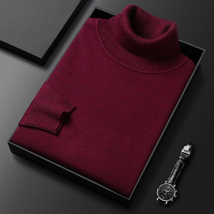 Cashmere-blend turtleneck sweater - product photo 1