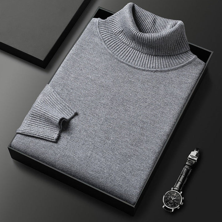 Cashmere-blend turtleneck sweater - product photo 3