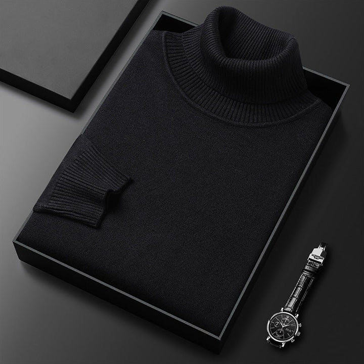 Cashmere-blend turtleneck sweater - product photo 4
