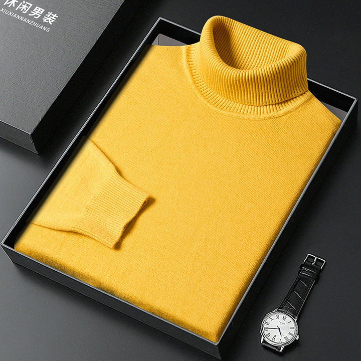 Cashmere-blend turtleneck sweater - product photo 5