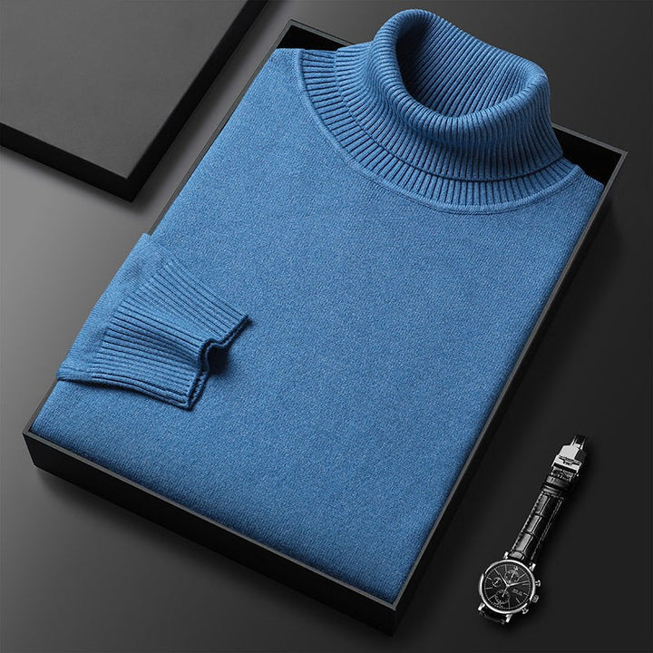 Cashmere-blend turtleneck sweater - product photo 6