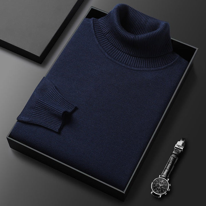 Cashmere-blend turtleneck sweater - product photo 7