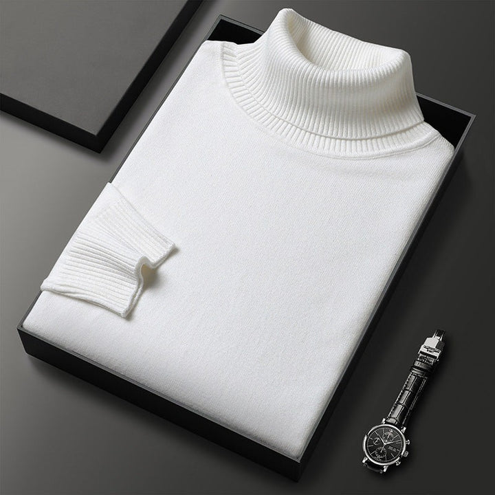 Cashmere-blend turtleneck sweater - product photo 8