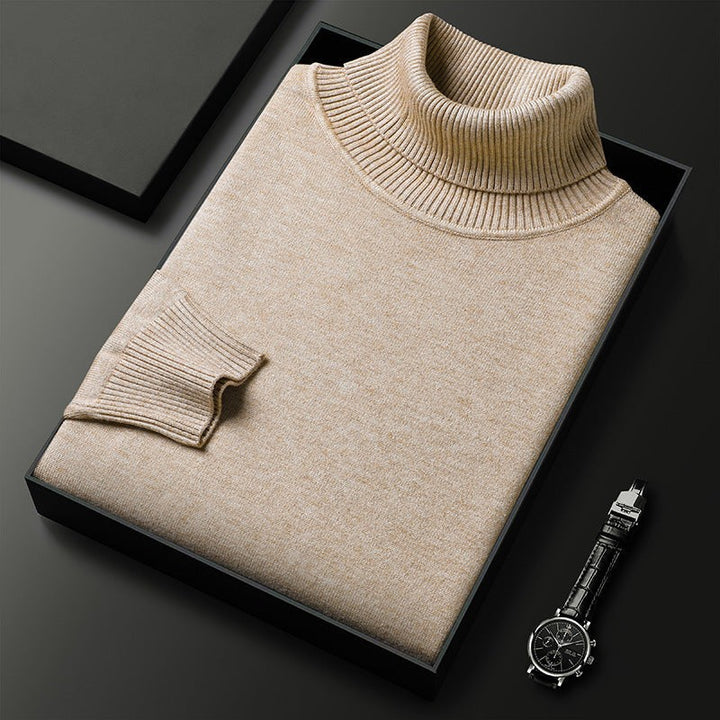 Cashmere-blend turtleneck sweater - product photo 9