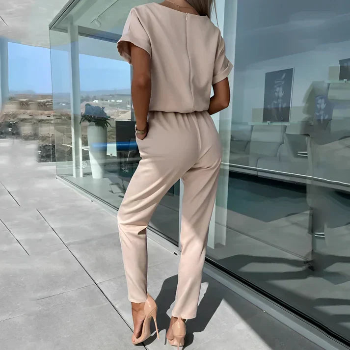 Mila | Women’s Coordinated Two-Piece Outfit With Relaxed Top And Straight-Cut Trousers