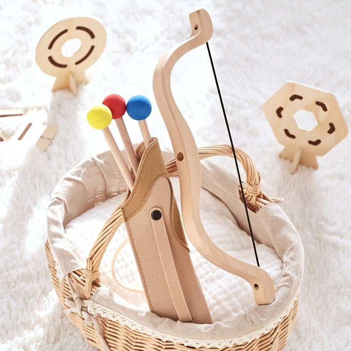 Children's bow and arrow set with suction arrows - product photo 1