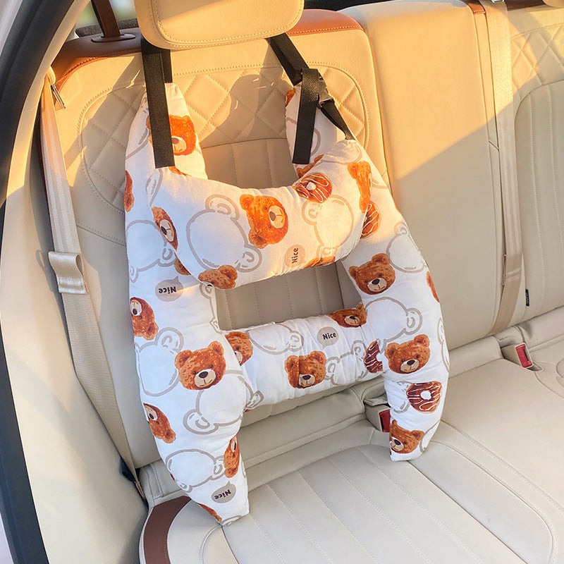 Children's travel neck pillow with head support - product photo 9