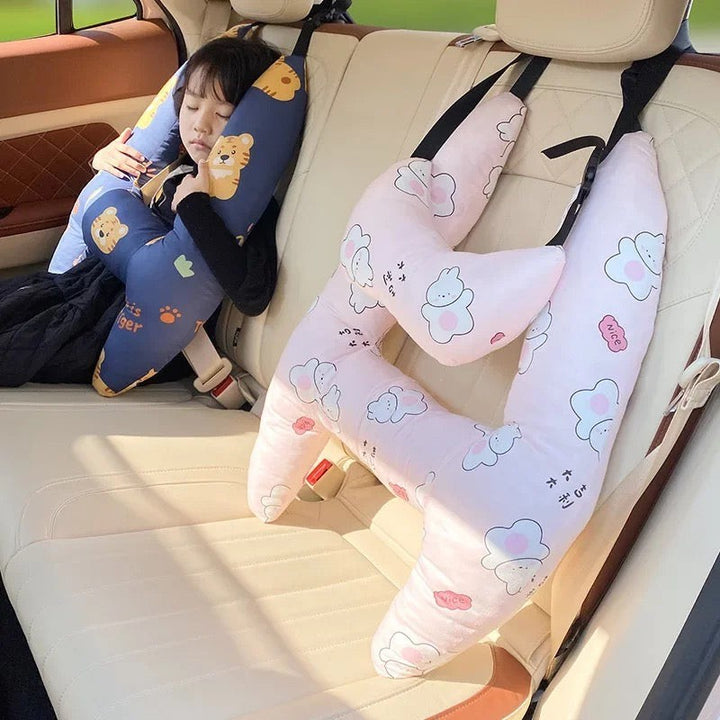 Children's travel neck pillow with head support - product photo 11