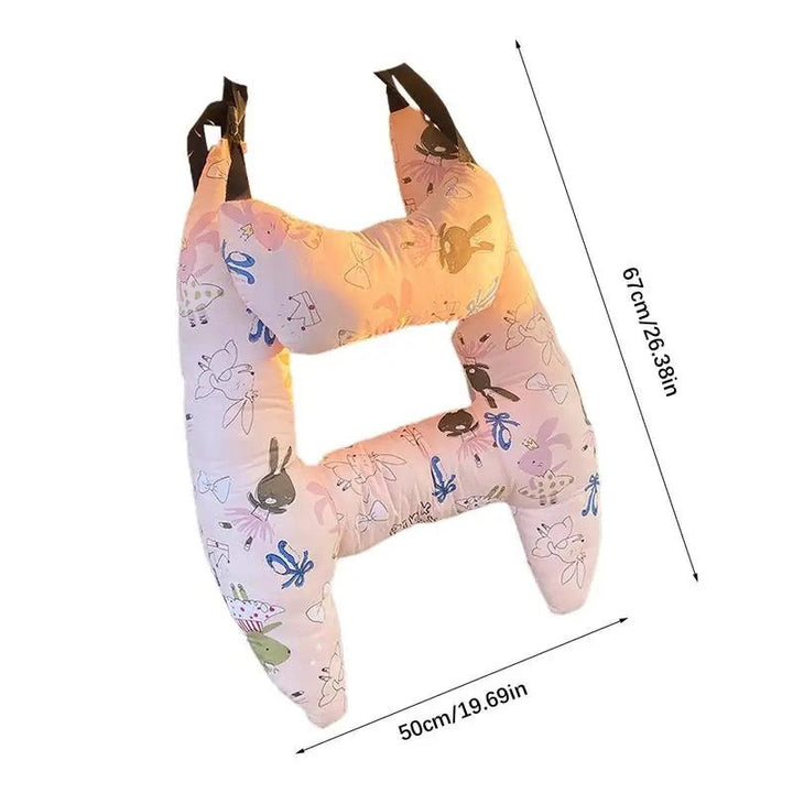 Children's travel neck pillow with head support - product photo 2