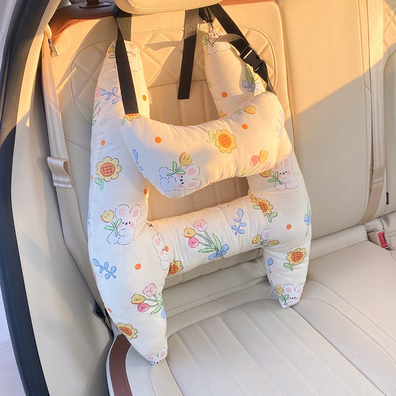 Children's travel neck pillow with head support - product photo 8