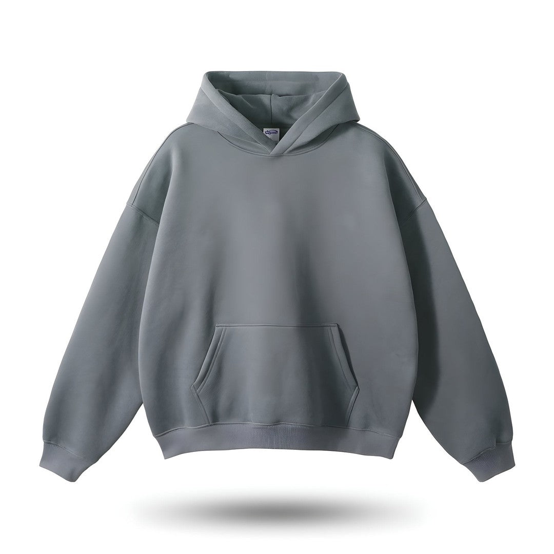 Comfort fit hoodie in a neutral shade - product photo 1