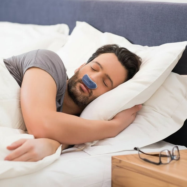 Compact rechargeable anti-snore nasal device in medical silicone - product photo 3