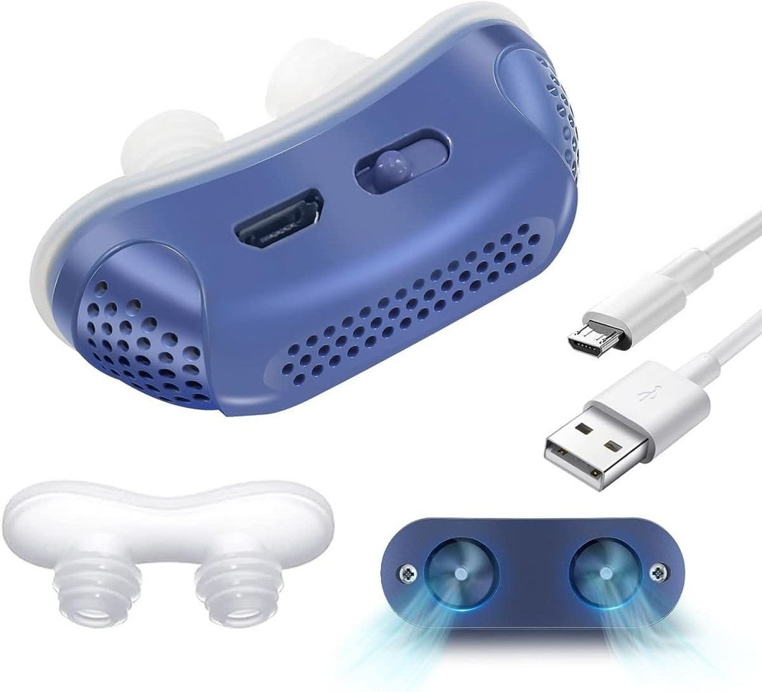 Compact rechargeable anti-snore nasal device in medical silicone - product photo 5