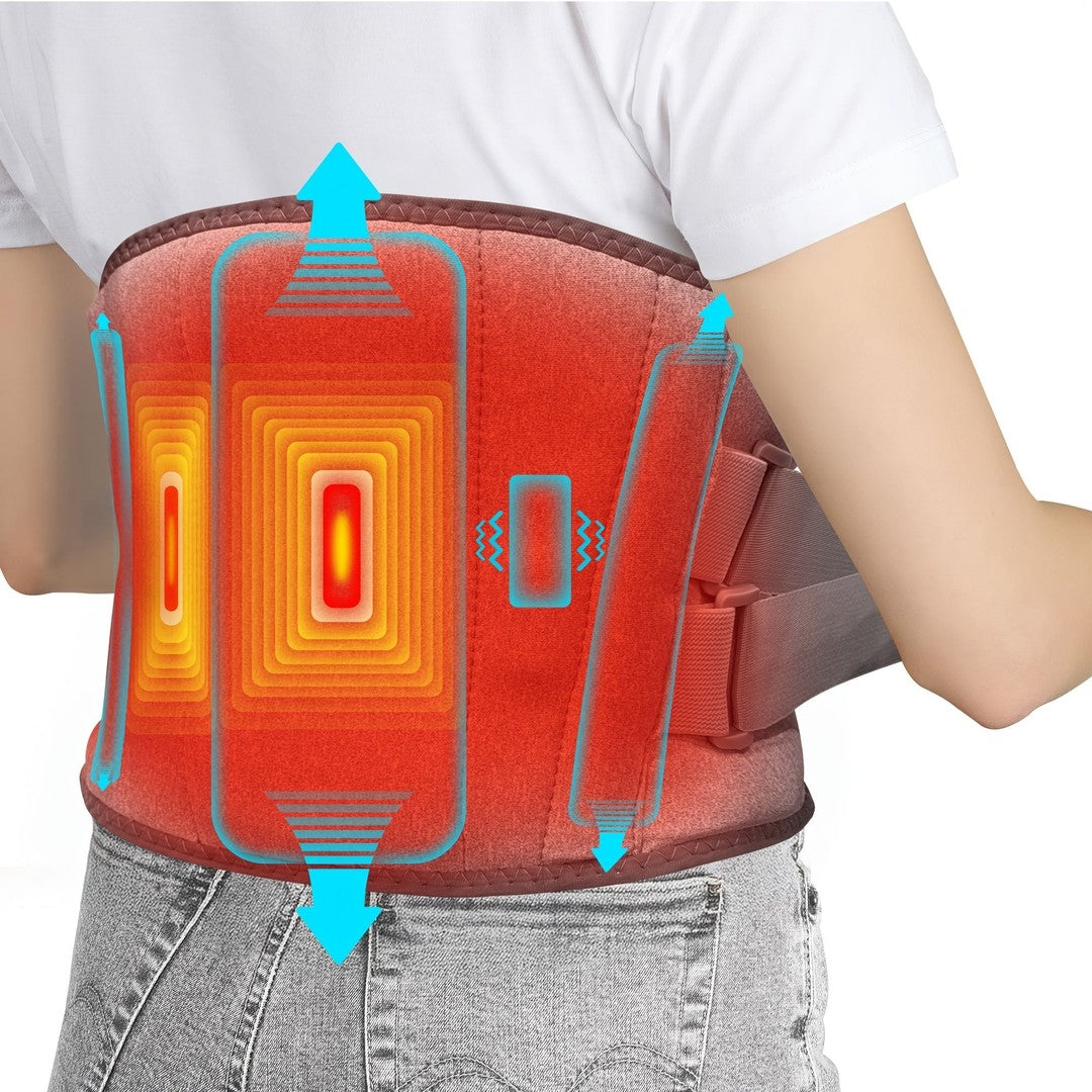 Cordless heated belt worn around the waist - product photo 1