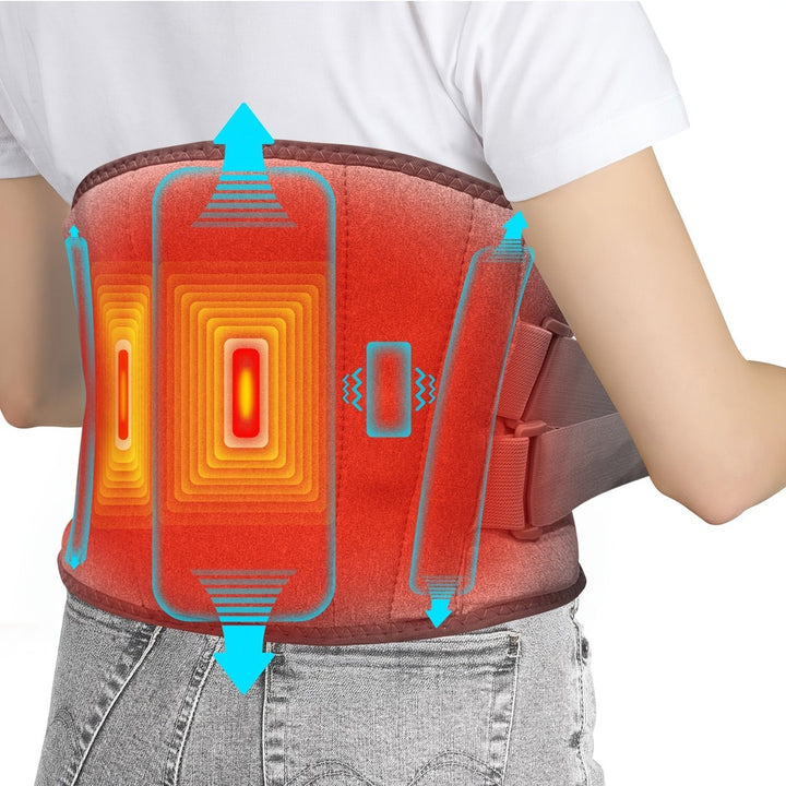 Cordless heated belt worn around the waist - product photo 1