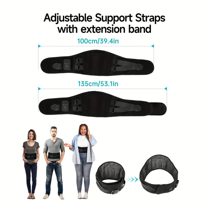 Cordless heated belt worn around the waist - product photo 7