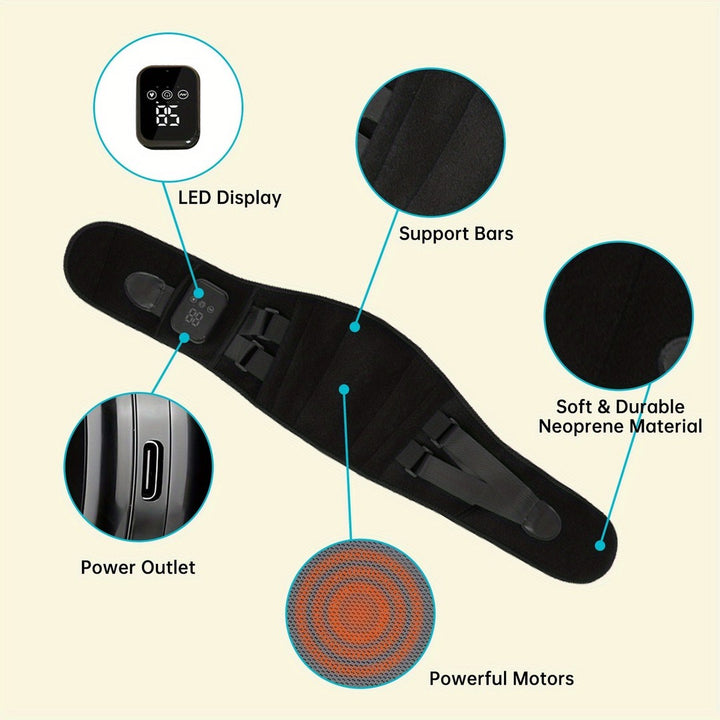Cordless heated belt worn around the waist - product photo 8
