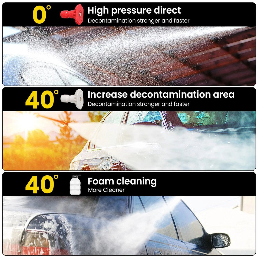 Cordless pressure washer with an adjustable nozzle - product photo 3