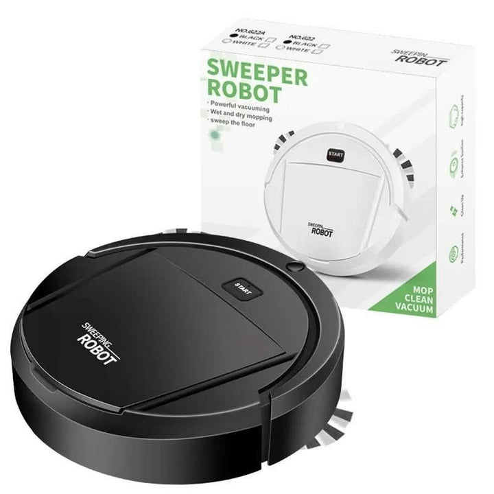 Cordless robot vacuum cleaning a hard floor - product photo 3