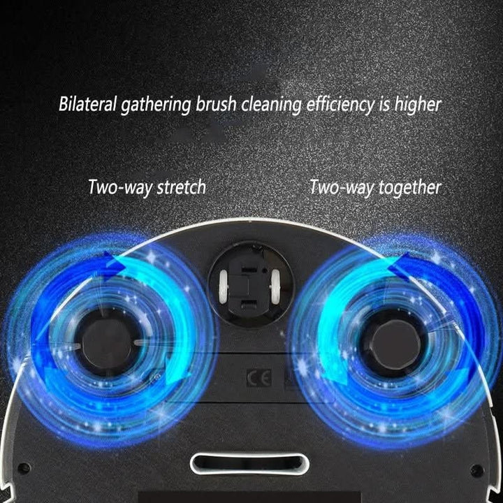 Cordless robot vacuum cleaning a hard floor - product photo 4