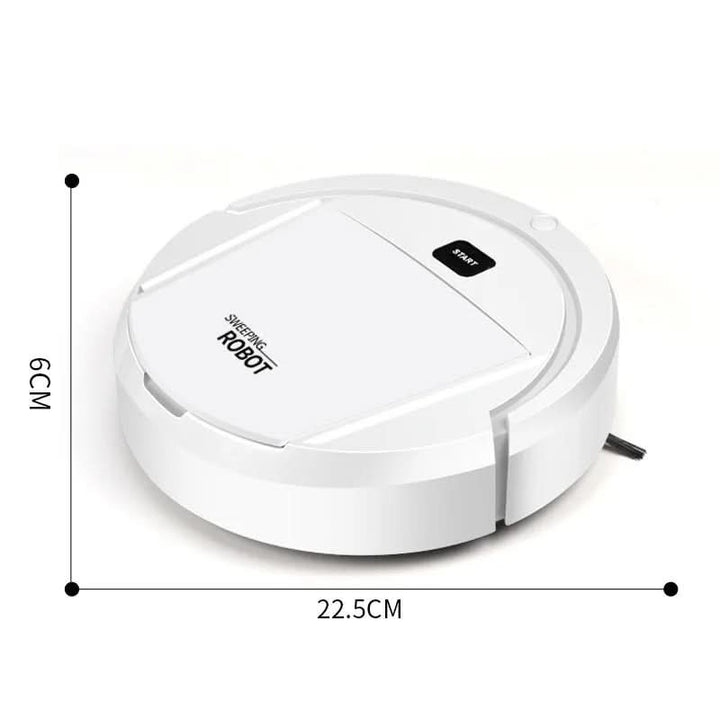 Cordless robot vacuum cleaning a hard floor - product photo 5