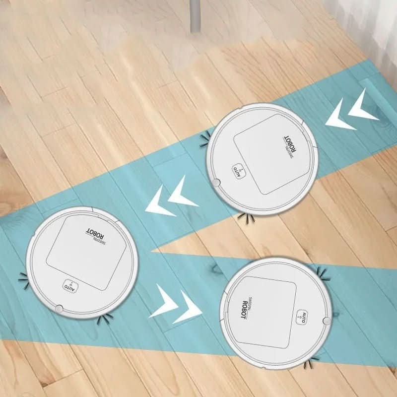 Cordless robot vacuum cleaning a hard floor - product photo 6